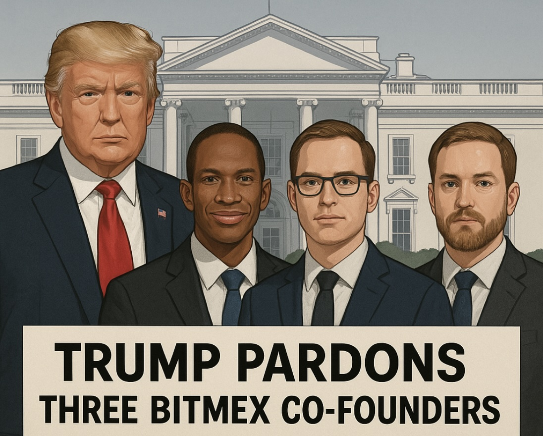 Cựu CEO BitMEX và hai nhà đồng sáng lập được Trump đặc xá